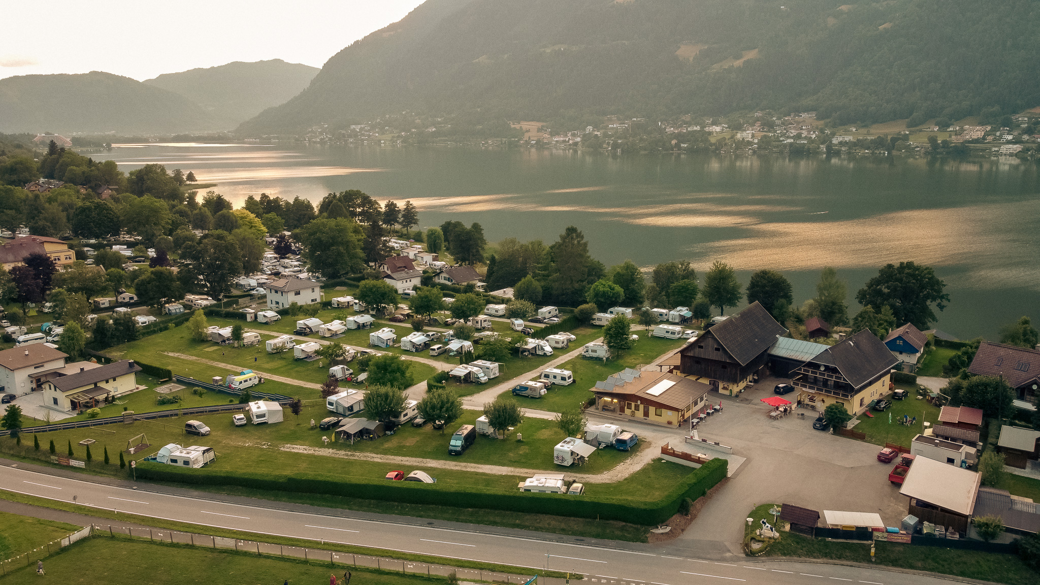 Campingstellplätze am Ossiacher See