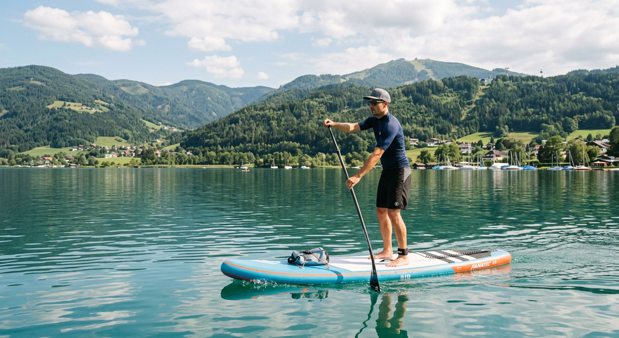 SUP-Boarding auf dem Ossiacher See